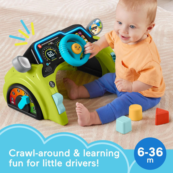 Фото - Інтерактивний руль Fisher-Price Маленький водитель с технологией Smart Stages (HTW88)