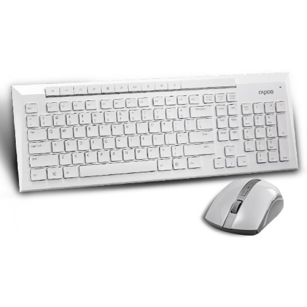 Фото - Клавиатура и мышь компьютерная rapoo 8200p White