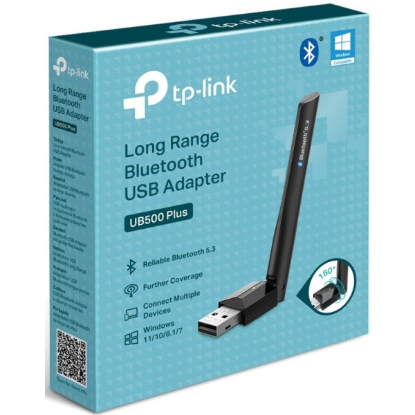Фото - Адаптер мережі Bluetooth USB TP-Link UB500 Plus