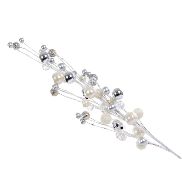 Фото - Гілка декоративна Lefard 75 см чорна із золотом (822-005)