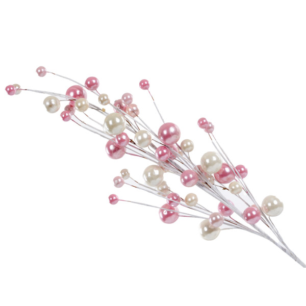 Фото - Гілка декоративна Lefard 75 см рожева (822-035)