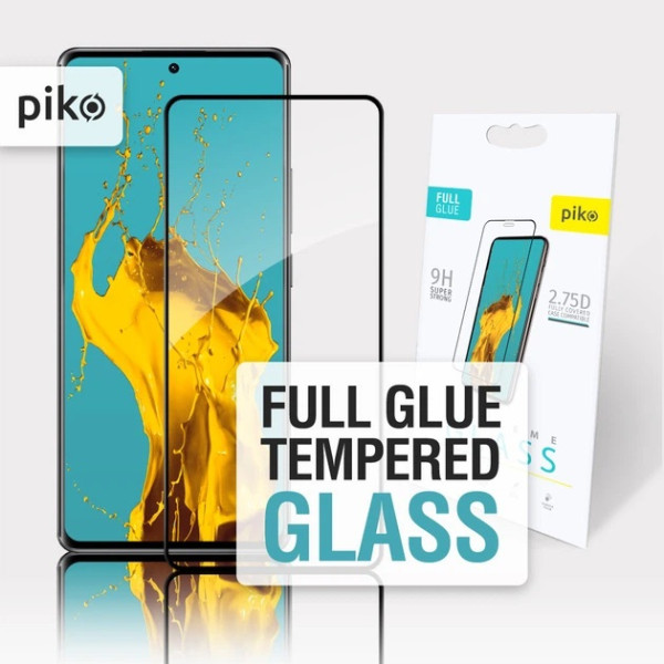 Фото - Захисне скло для смартфону Piko Full Glue for Xiaomi Redmi Note 14 Pro 5G Black (1283126623660)