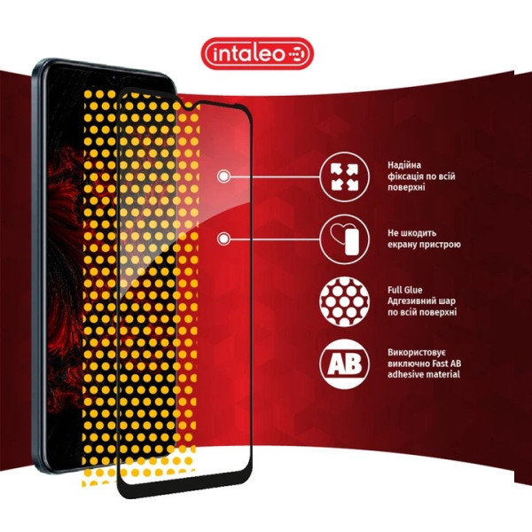 Фото - Захисне скло для смартфону Intaleo Full Glue for Vivo Y33S Black (1283126526909)