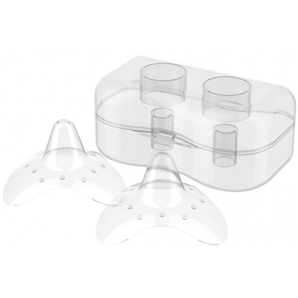 Фото - Накладки для годування BabyOno силіконові Natural Nursing 2 шт. (823/S)
