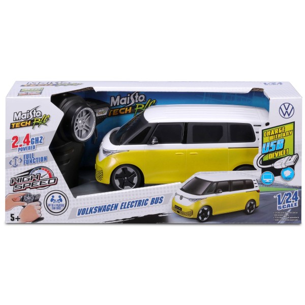 Фото - Радиоуправляемая машинка Maisto Tech Volkswagen Electric Bus (82343)