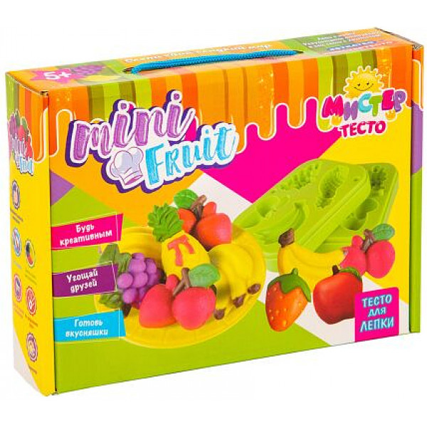 Фото - Лепка из теста Strateg Мистер Тесто. Mini Fruit (71201)