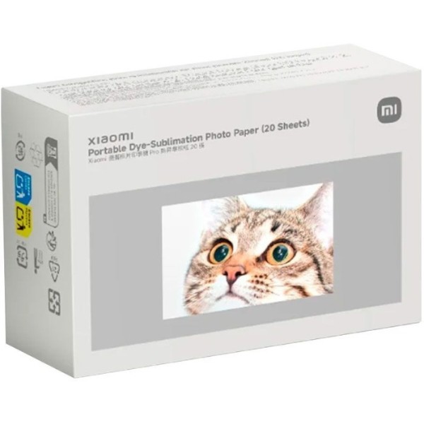 Фото - Фотоплёнка Xiaomi Portable Dye-Sublimation Photo Paper 20 л. (BHR082NGL)