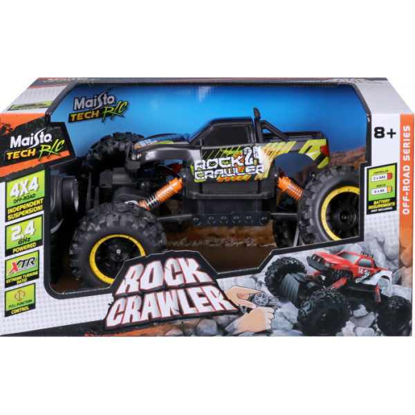 Фото - Радіокерована машинка Maisto Tech Rock Crawler (82746 black)
