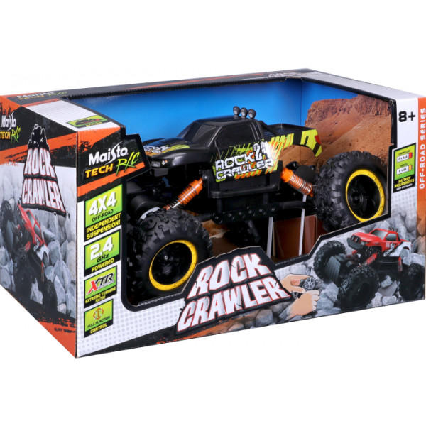 Фото - Радіокерована машинка Maisto Tech Rock Crawler (82746 black)