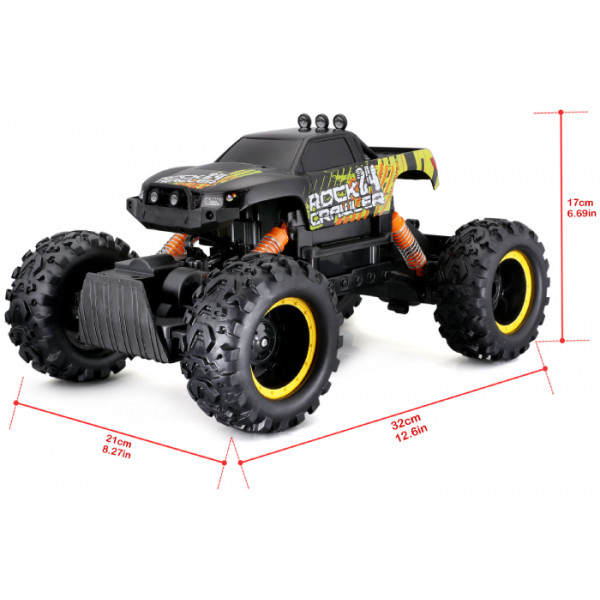Фото - Радіокерована машинка Maisto Tech Rock Crawler (82746 black)