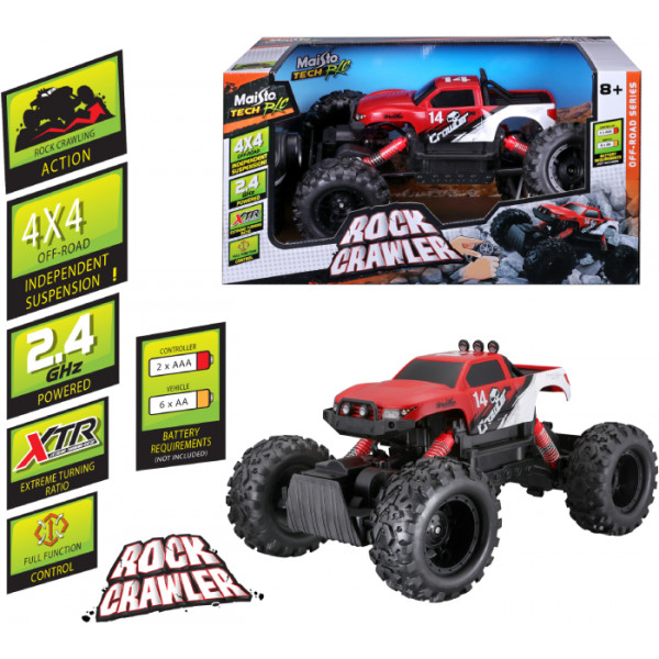 Фото - Радиоуправляемая машинкаMaisto Tech Rock Crawler (82746 red)
