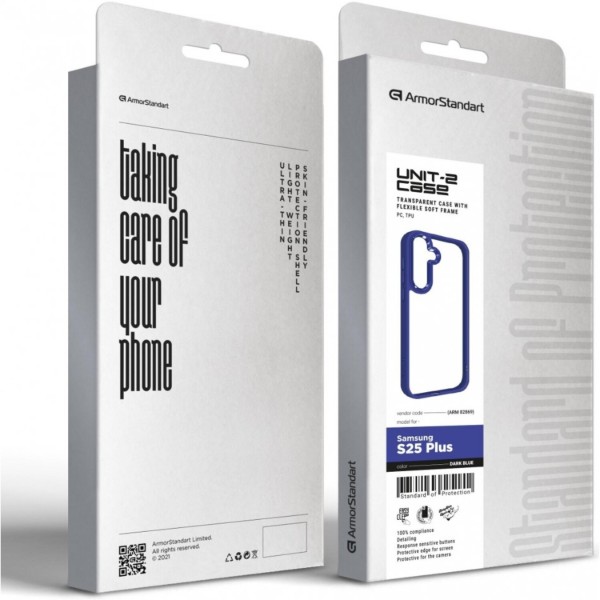 Фото - Чехол для смартфона Armorstandart UNIT2 for Samsung S25 Plus Dark Blue (ARM82869)