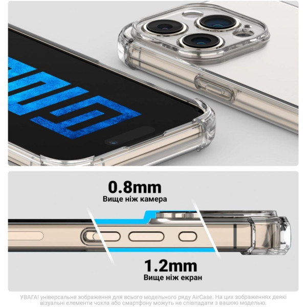 Фото - Чохол для смартфону Armorstandart Air Force for Motorola G15 Camera cover Clear (ARM82958)
