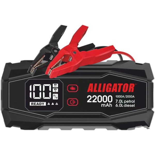Фото - Пускозарядний пристрій ALLIGATOR 1000A/2000A 22000mAh (JS845)