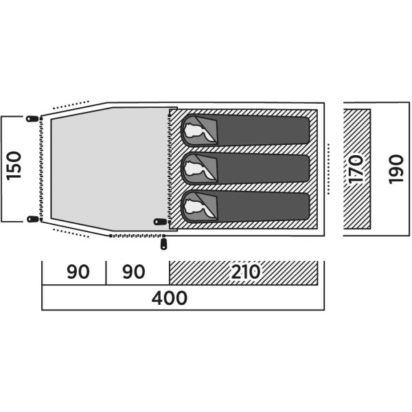 Фото - Палатка Easy Camp Hemsedal 3 (120474)