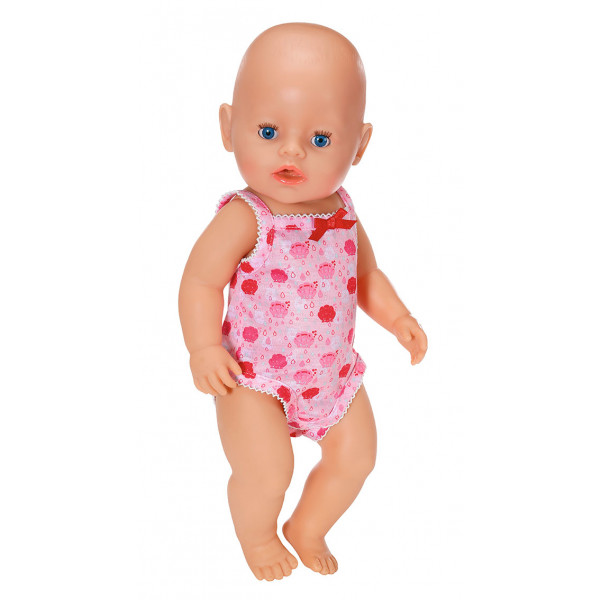 Фото - Одяг та аксесуари для класичної ляльки Baby Born 
БОДІ S2 (рожеве) (830130-1)