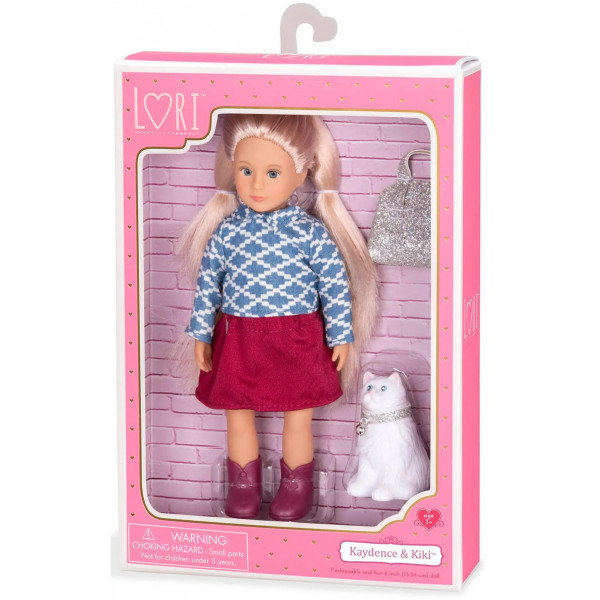 Фото - Кукла Lori Кайденс и кошка Кики 15 см (LO31053Z)