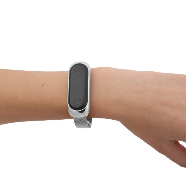 Фото - Ремешок для фитнес-браслета BeCover Metal for Xiaomi Mi Smart Band 5 Silver (705147)