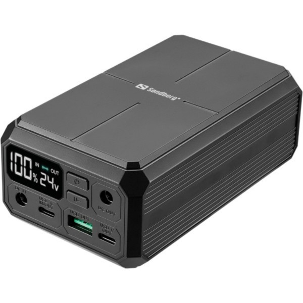 Фото - Батарея мобильная Sandberg 27000mAh Laptop DC12–24v 84W (421-13)