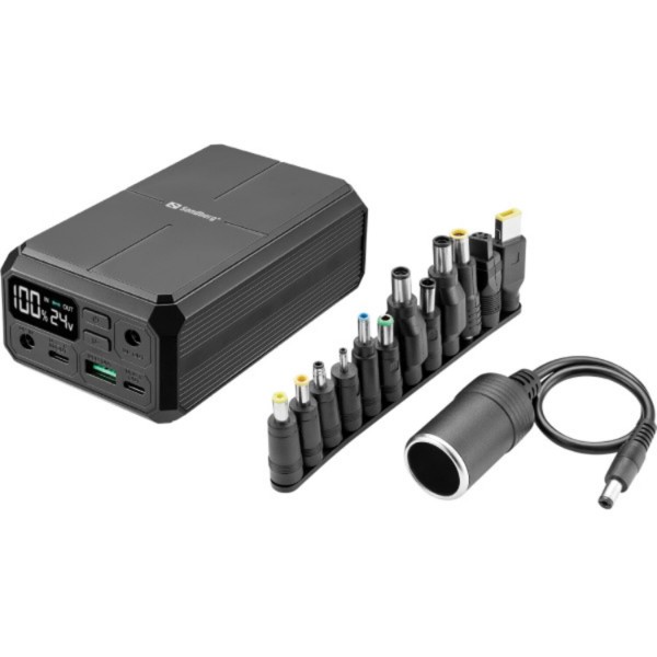 Фото - Батарея мобильная Sandberg 27000mAh Laptop DC12–24v 84W (421-13)