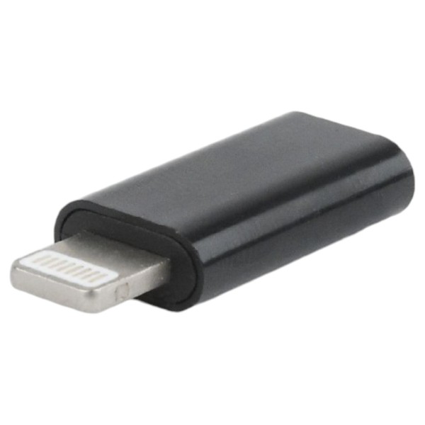 Фото - Адаптер Cablexpert USB Type-C - Lightning (F/M) Black (A-USB-CF8PM-01)