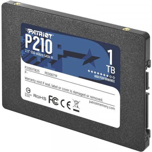 Фото - SSD-накопитель внутренний Patriot P210 1TB 2.5" SATAIII TLC (P210S1TB25)