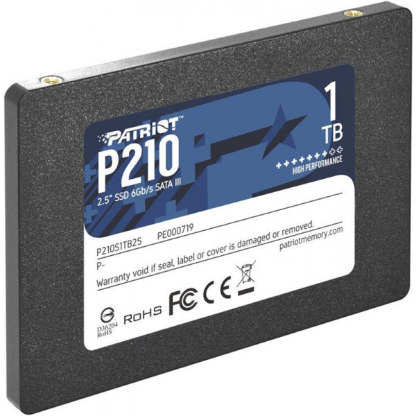 Фото - SSD-накопитель внутренний Patriot P210 1TB 2.5" SATAIII TLC (P210S1TB25)