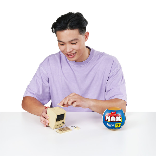 Фото - Пластиковый конструктор ZURU в капсуле MAX серии Retro S1 – КОМПЬЮТЕР МАКИНТОШ (83185AGQ8)