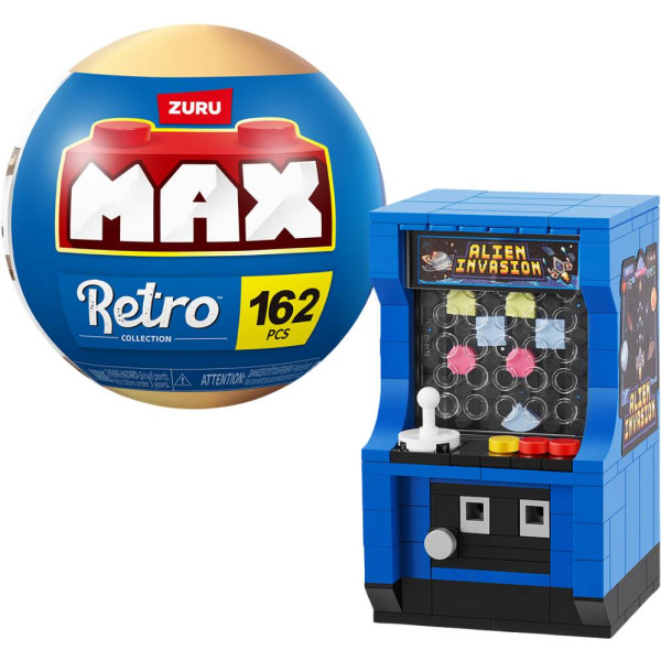 Фото - Пластиковый конструктор ZURU в капсуле MAX серии Retro S1 – ИГРОВОЙ АРКАДНЫЙ АВТОМАТ (83185BGQ8)