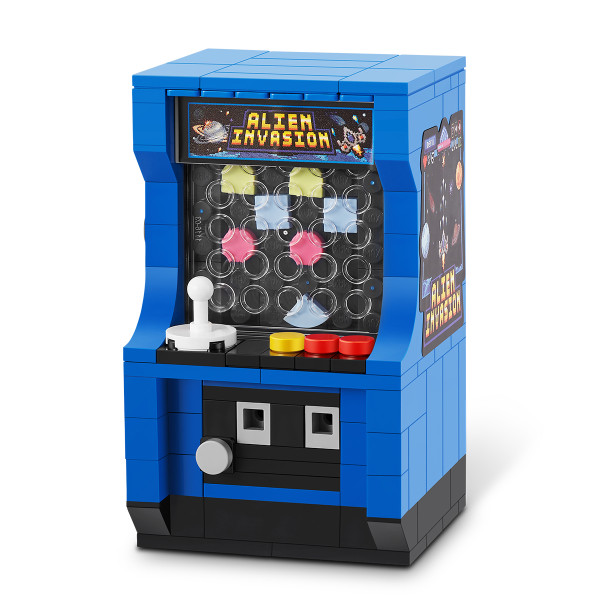 Фото - Пластиковый конструктор ZURU в капсуле MAX серии Retro S1 – ИГРОВОЙ АРКАДНЫЙ АВТОМАТ (83185BGQ8)