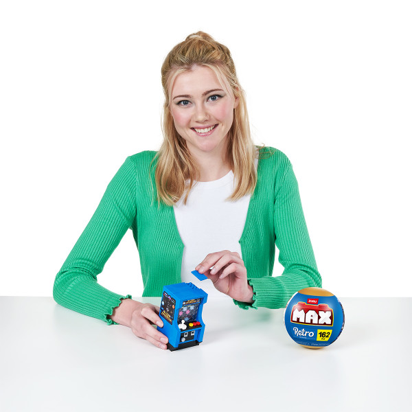 Фото - Пластиковый конструктор ZURU в капсуле MAX серии Retro S1 – ИГРОВОЙ АРКАДНЫЙ АВТОМАТ (83185BGQ8)