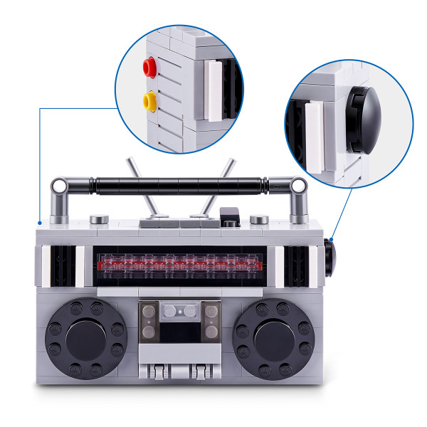 Фото - Пластиковый конструктор ZURU в капсуле MAX серии Retro S1 – КАССЕТНЫЙ МАГНИТОФОН (83185DGQ8)