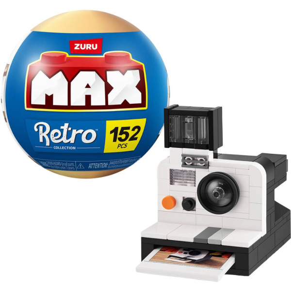 Фото - Пластиковый конструктор ZURU в капсуле MAX серии Retro S1 – ФОТОАППАРАТ ПОЛАРОИД (83185EGQ8)
