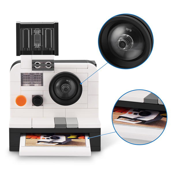 Фото - Пластиковый конструктор ZURU в капсуле MAX серии Retro S1 – ФОТОАППАРАТ ПОЛАРОИД (83185EGQ8)