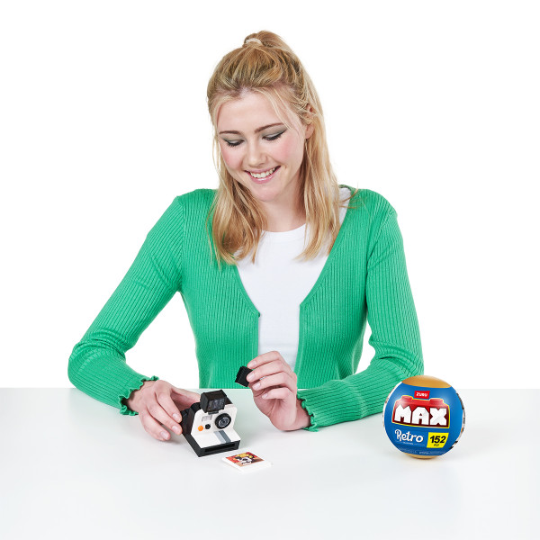 Фото - Пластиковый конструктор ZURU в капсуле MAX серии Retro S1 – ФОТОАППАРАТ ПОЛАРОИД (83185EGQ8)
