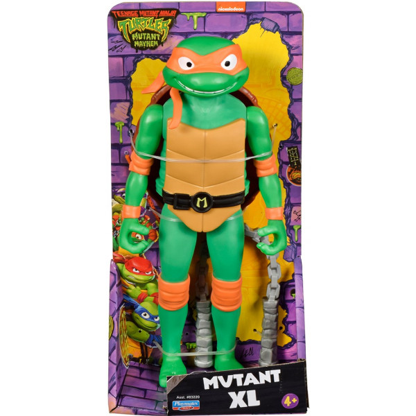 Фото - Колекційна фігурка TMNT «Черепашки-Ниндзя Мovie III» XL - Мікеланджело (83223)