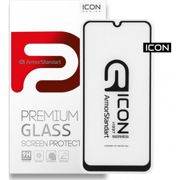 Фото - Защитное стекло для смартфона Armorstandart Icon for Xiaomi Redmi 9T Black (ARM58274)