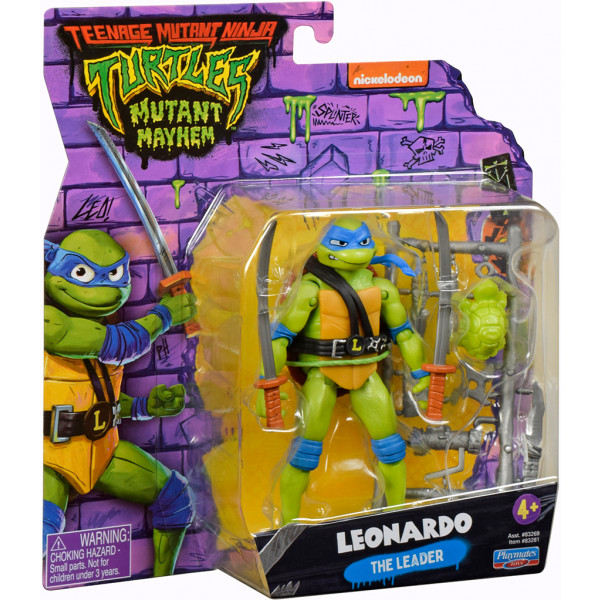 Фото - Колекційна фігурка TMNT «Черепашки-Ніндзя MOVIE III» – ЛЕОНАРДО (83281)