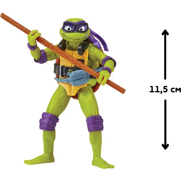 Фото - Колекційна фігурка TMNT «Черепашки-Ніндзя MOVIE III» – ДОНАТЕЛЛО (83282)