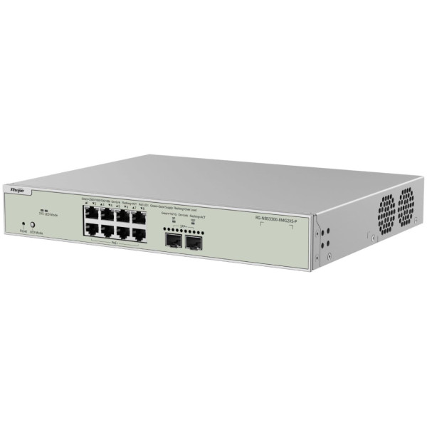 Фото - Коммутатор локальної мережі (Switch) Ruijie Reyee (RG-NBS3300-8MG2XS-P)