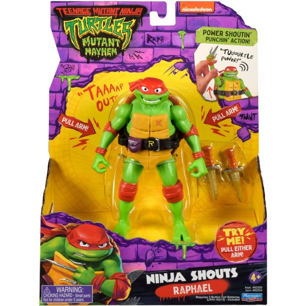 Фото - Коллекционная фигурка TMNT «Черепашки-Ниндзя MOVIE III» – РАФАЭЛЬ (звук) (83354)