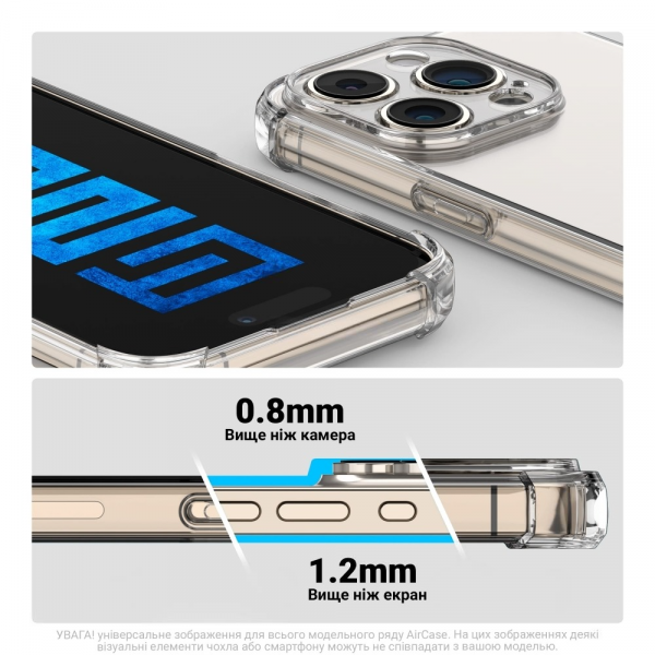 Фото - Чохол для смартфону Armorstandart Air Force for Samsung S24 Camera cover Clear (ARM83399)