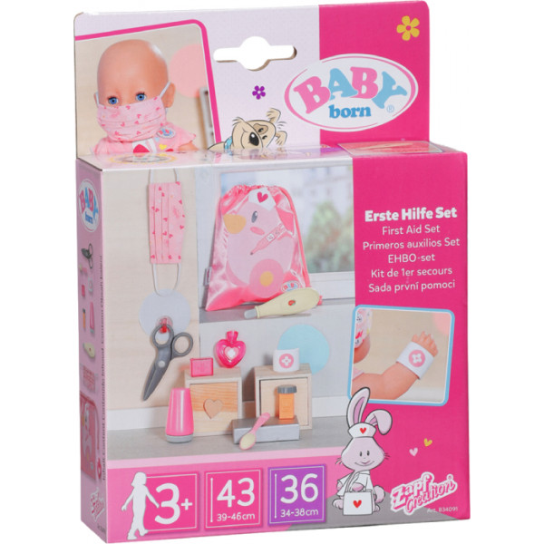 Фото - Одяг та аксесуари для ляльки Baby Born Аптечка (10 предметів) (834091)