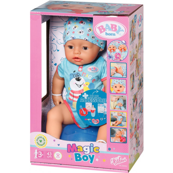 Фото - Інтерактивний пупс Baby Born ЧАРІВНИЙ ХЛОПЧИК 43 см (834992)