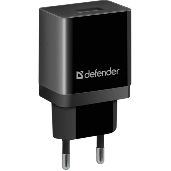 Фото - Сетевое зарядное устройство Defender EPA-10 Black 1xUSB (83572)