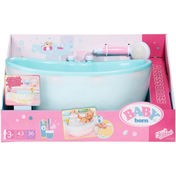 Фото - Одяг та аксесуари для ляльки Baby Born Автоматична ванночка для ляльки Baby Born – Легке купання