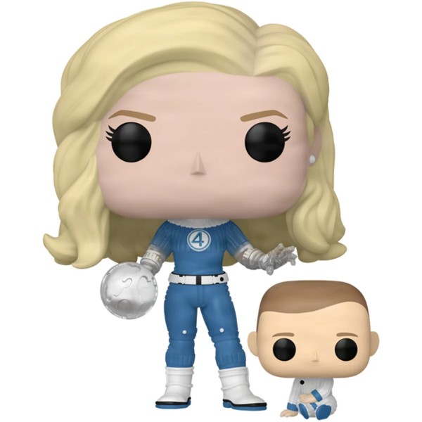 Фото - Набір ігрових фігурок FUNKO POP! серії Фантастична 4: Перші кроки - НЕБАЧНА ЛЕДІ І ФРАНКЛІН (83583)