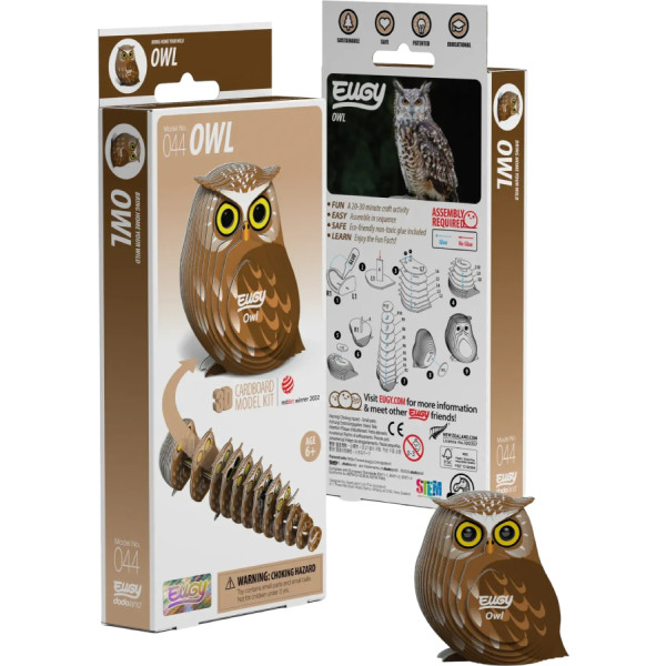 Фото - 3D пазлы EUGY Зоопарк: Сова (XEG-044)