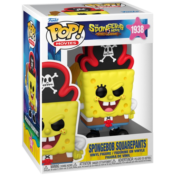 Фото - Коллекционная фигурка FUNKO POP! серии Губка Боб - ПИРАТ ГУБКА БОБ (83590)
