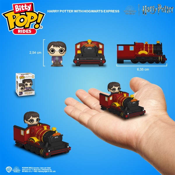 Фото - Колекційна фігурка FUNKO BITTY POP! Ride серії Гаррі Поттер - ГАРРІ ПОТТЕР І ХОГВАРТСЬКИЙ ЕКСПРЕС (83622)
